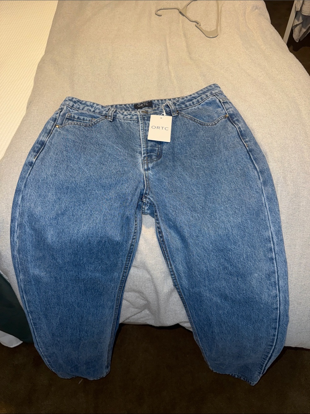 Men's Blue Boyfriend Jeans - Relaxed Fit